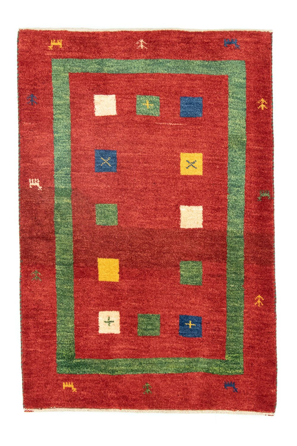 Persisk tæppe - Nomadisk - 120 x 82 cm - orange