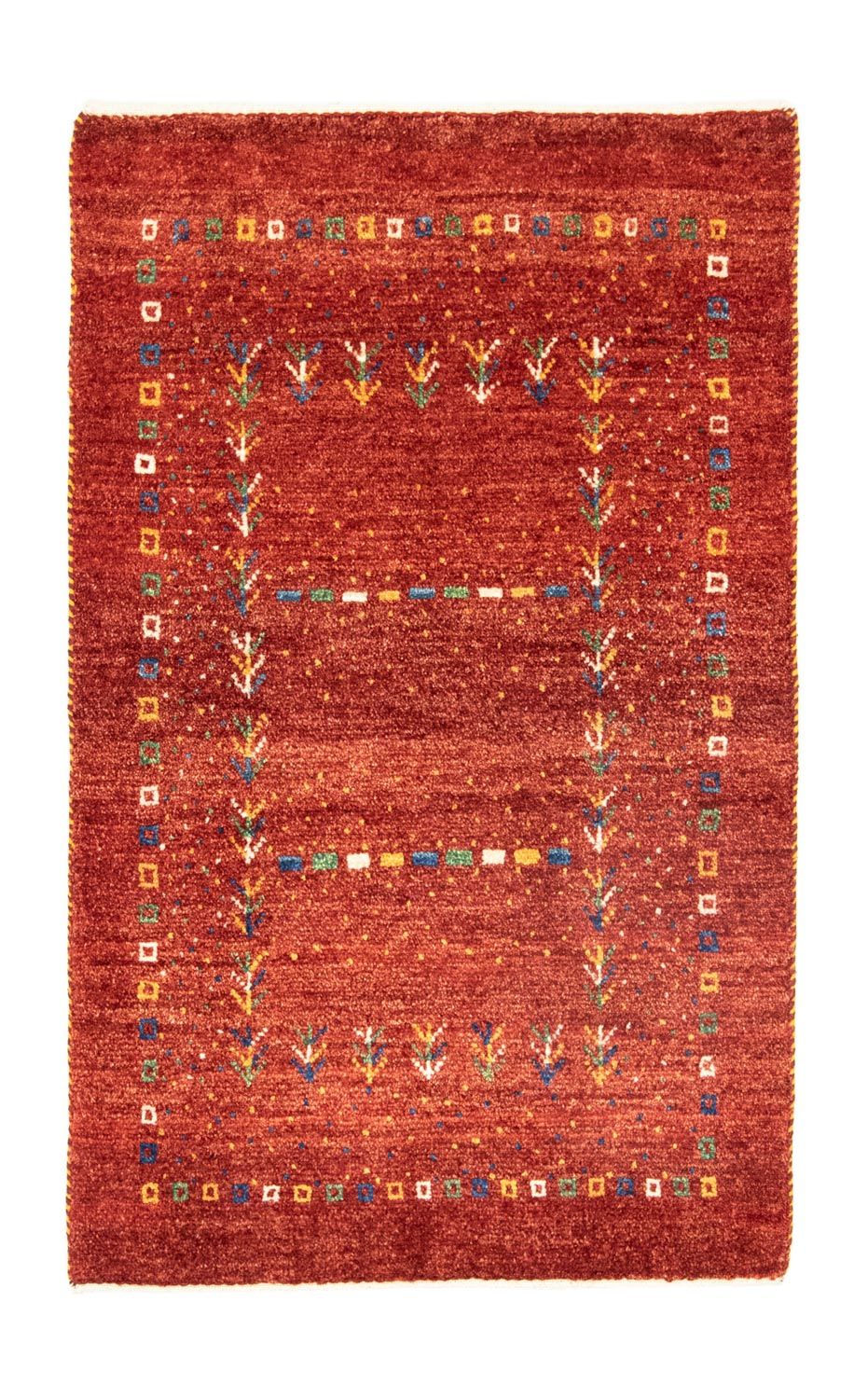 Persisk tæppe - Nomadisk - 125 x 80 cm - orange