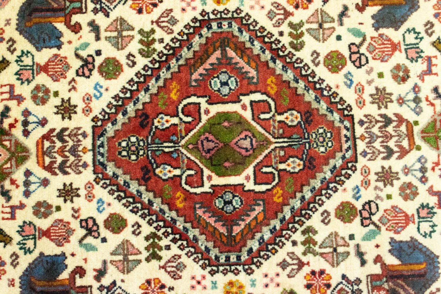 Persisk tæppe - Nomadisk - 150 x 77 cm - beige