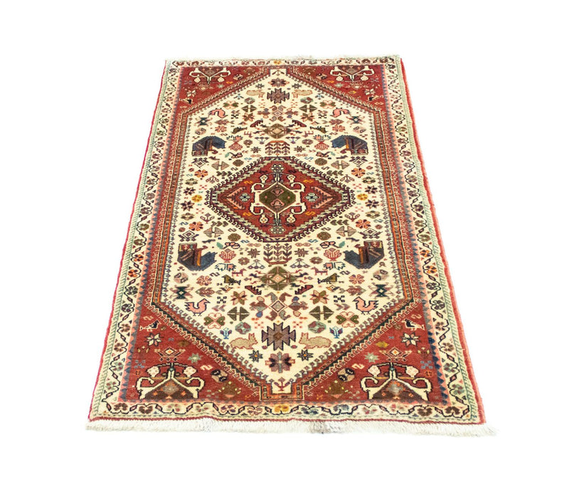 Persisk tæppe - Nomadisk - 150 x 77 cm - beige