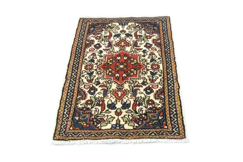 Persisk tæppe - Nomadisk - 90 x 60 cm - beige