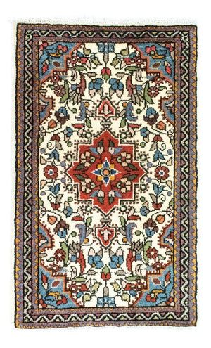 Persisk tæppe - Nomadisk - 90 x 60 cm - beige