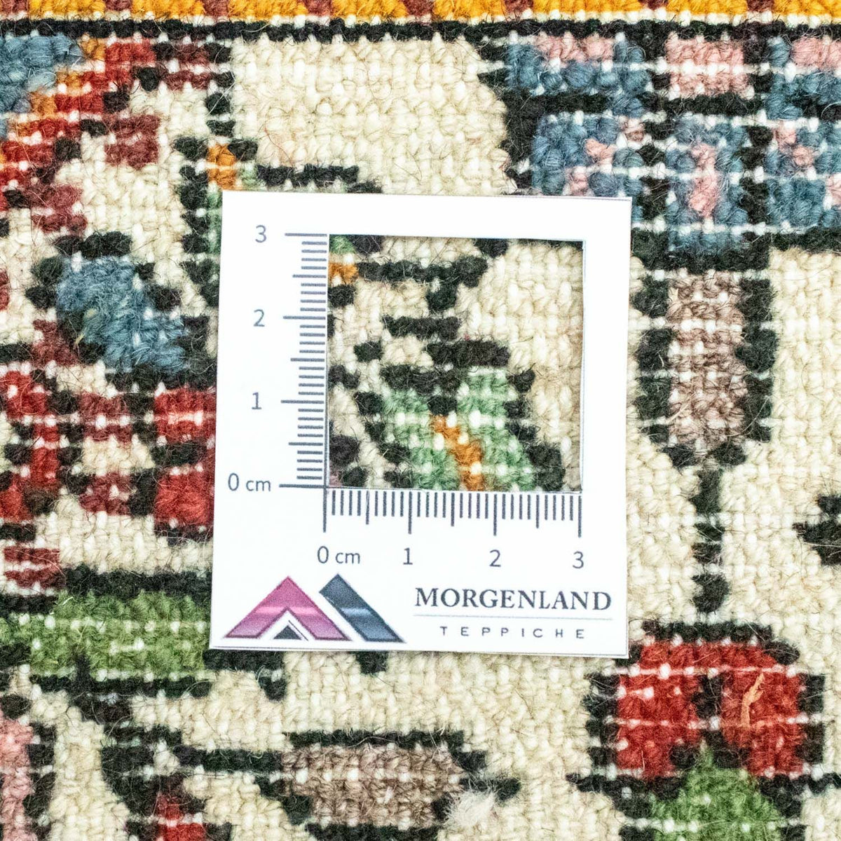 Persisk tæppe - Nomadisk - 90 x 60 cm - beige