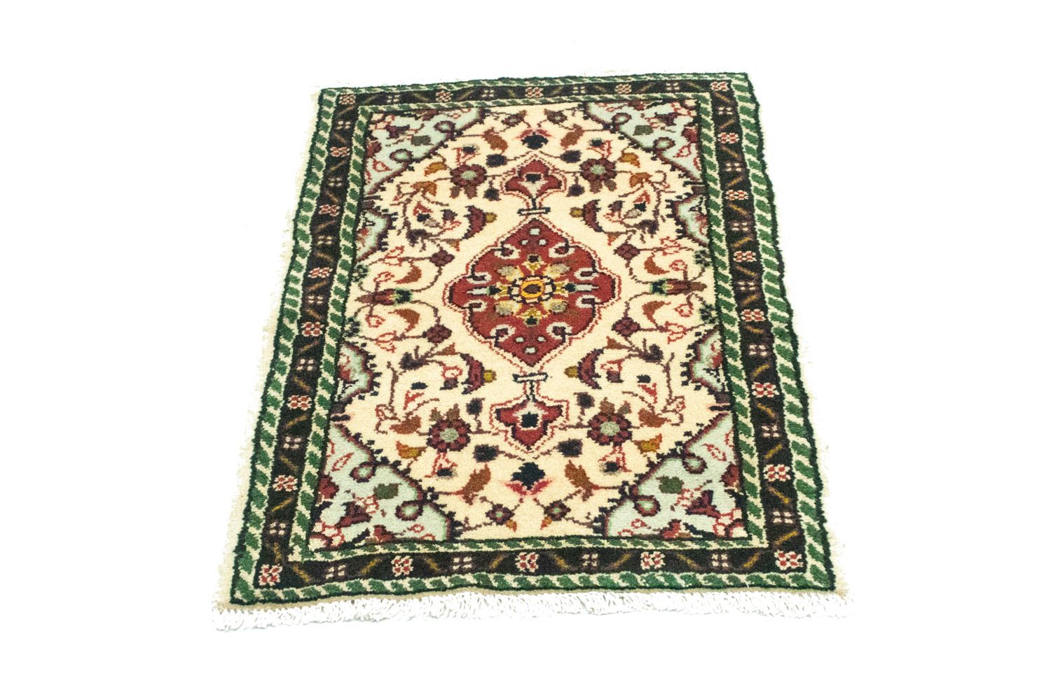 Persisk tæppe - Nomadisk - 90 x 60 cm - flerfarvet