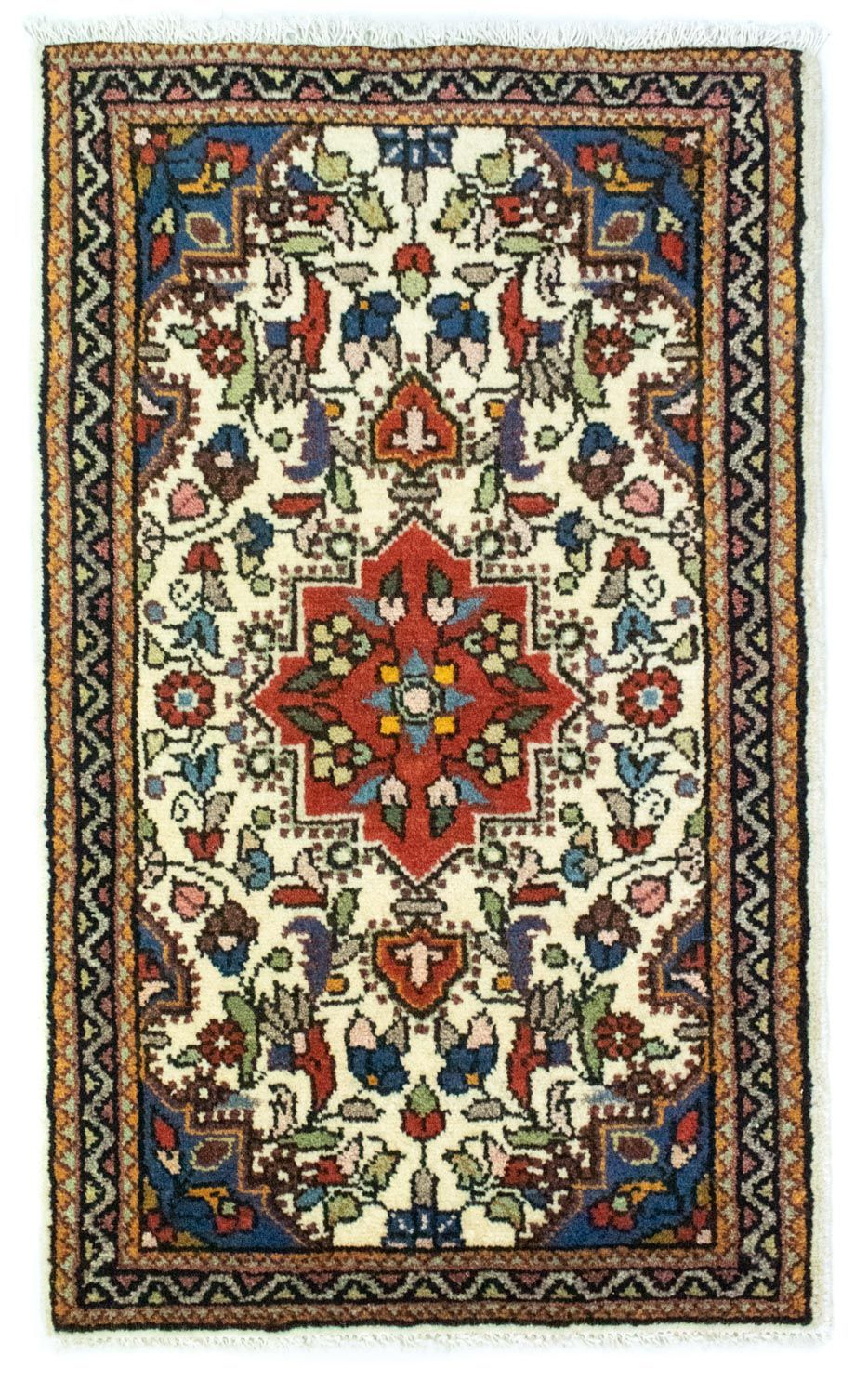 Persisk tæppe - Nomadisk - 90 x 60 cm - beige