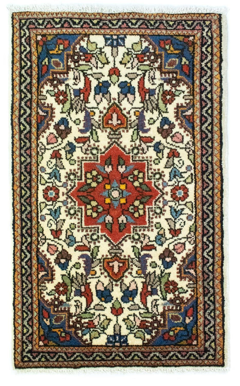 Persisk tæppe - Nomadisk - 90 x 60 cm - beige