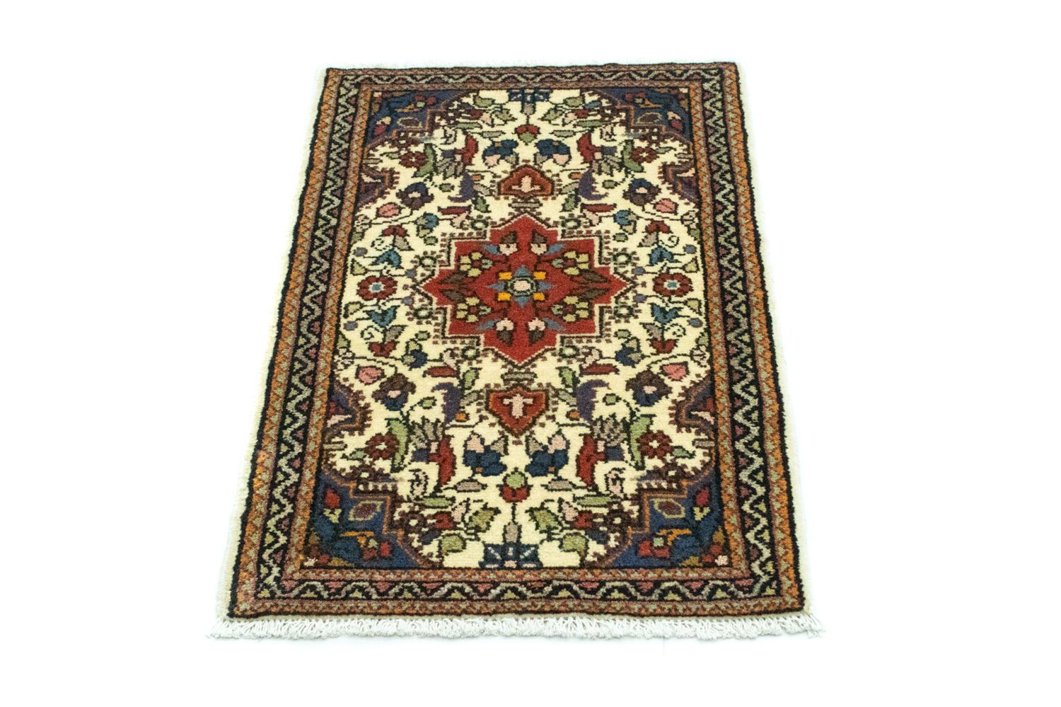 Persisk tæppe - Nomadisk - 90 x 60 cm - beige