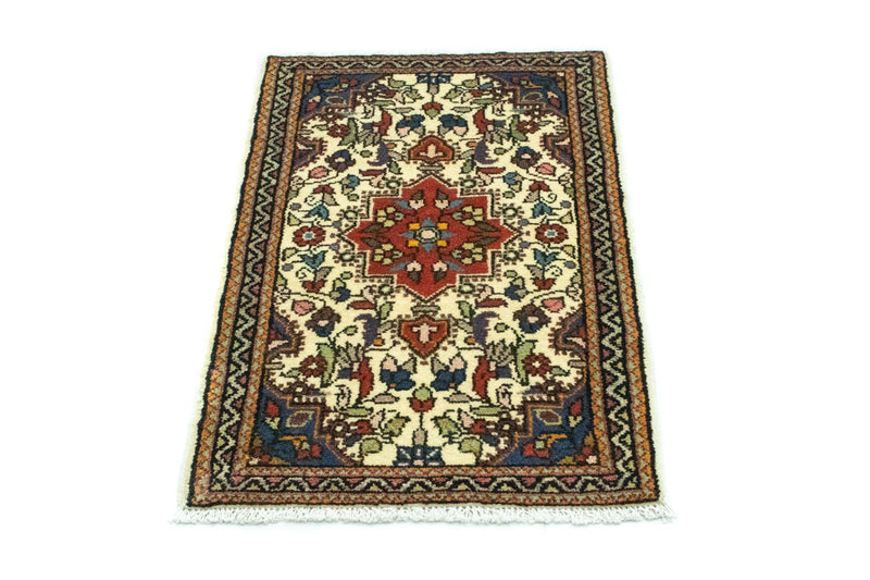 Persisk tæppe - Nomadisk - 90 x 60 cm - beige