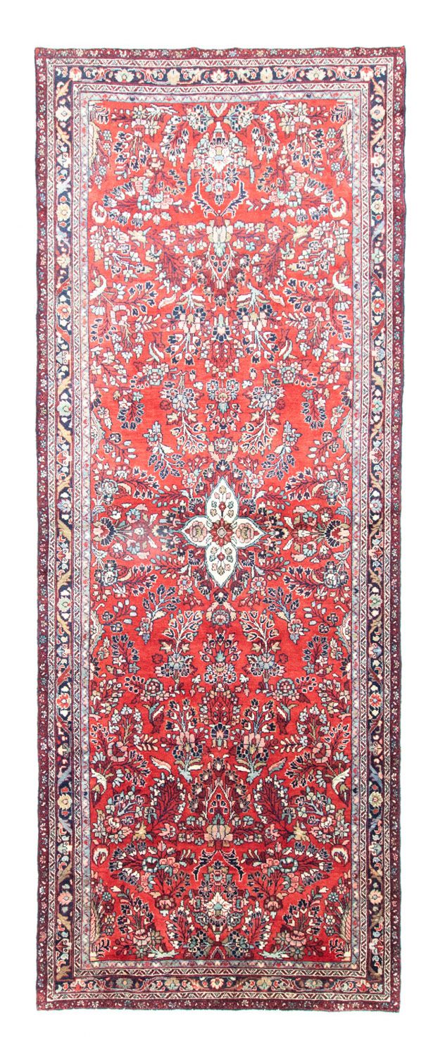 Løber Persisk tæppe - Nomadisk - 405 x 150 cm - rød