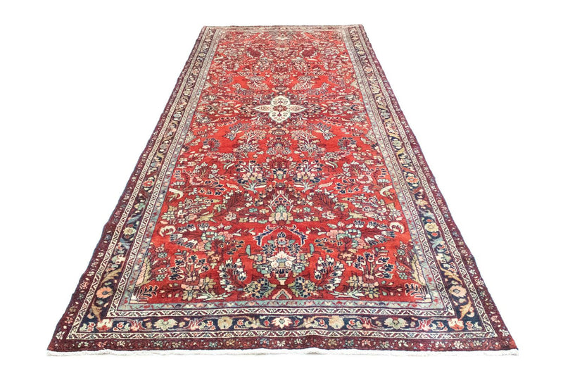 Løber Persisk tæppe - Nomadisk - 405 x 150 cm - rød