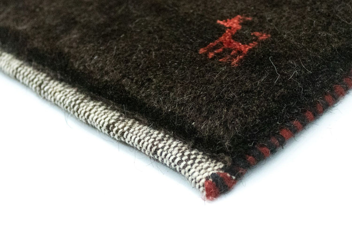 Persisk Gabbeh Tæppe 130x85cm - Perserteppich Wollteppich