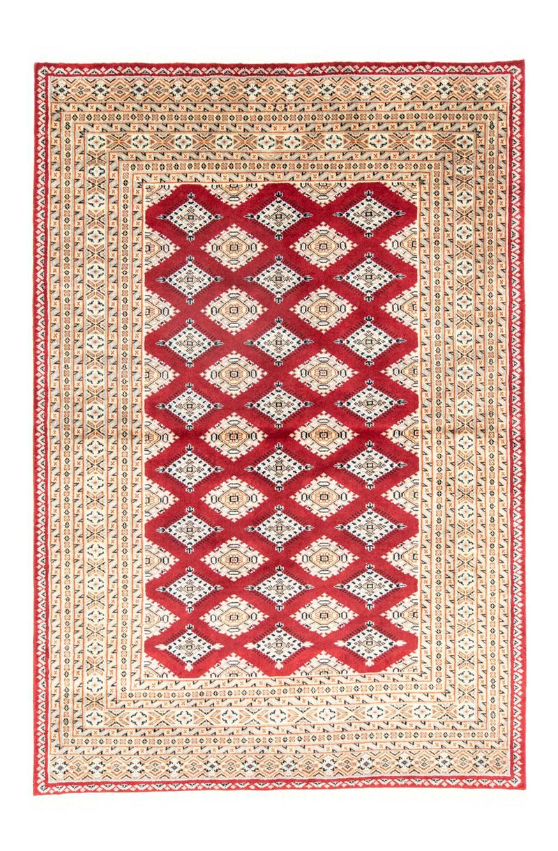 Pakistan Tæppe - 207 x 143 cm - rød