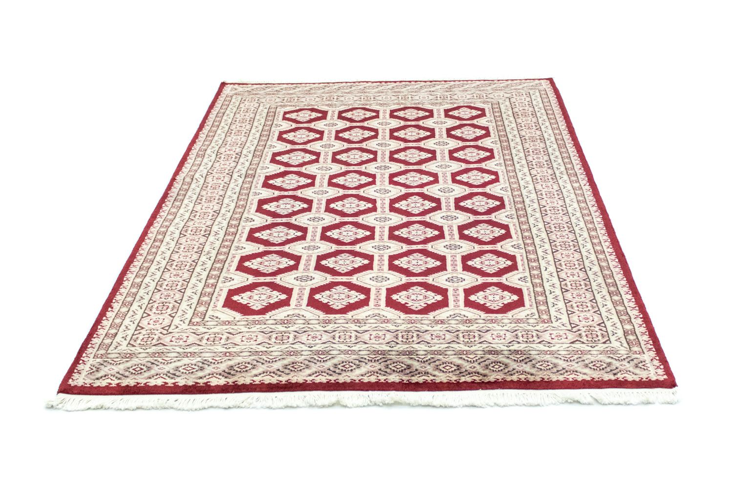 Pakistan Tæppe - 185 x 133 cm - rød