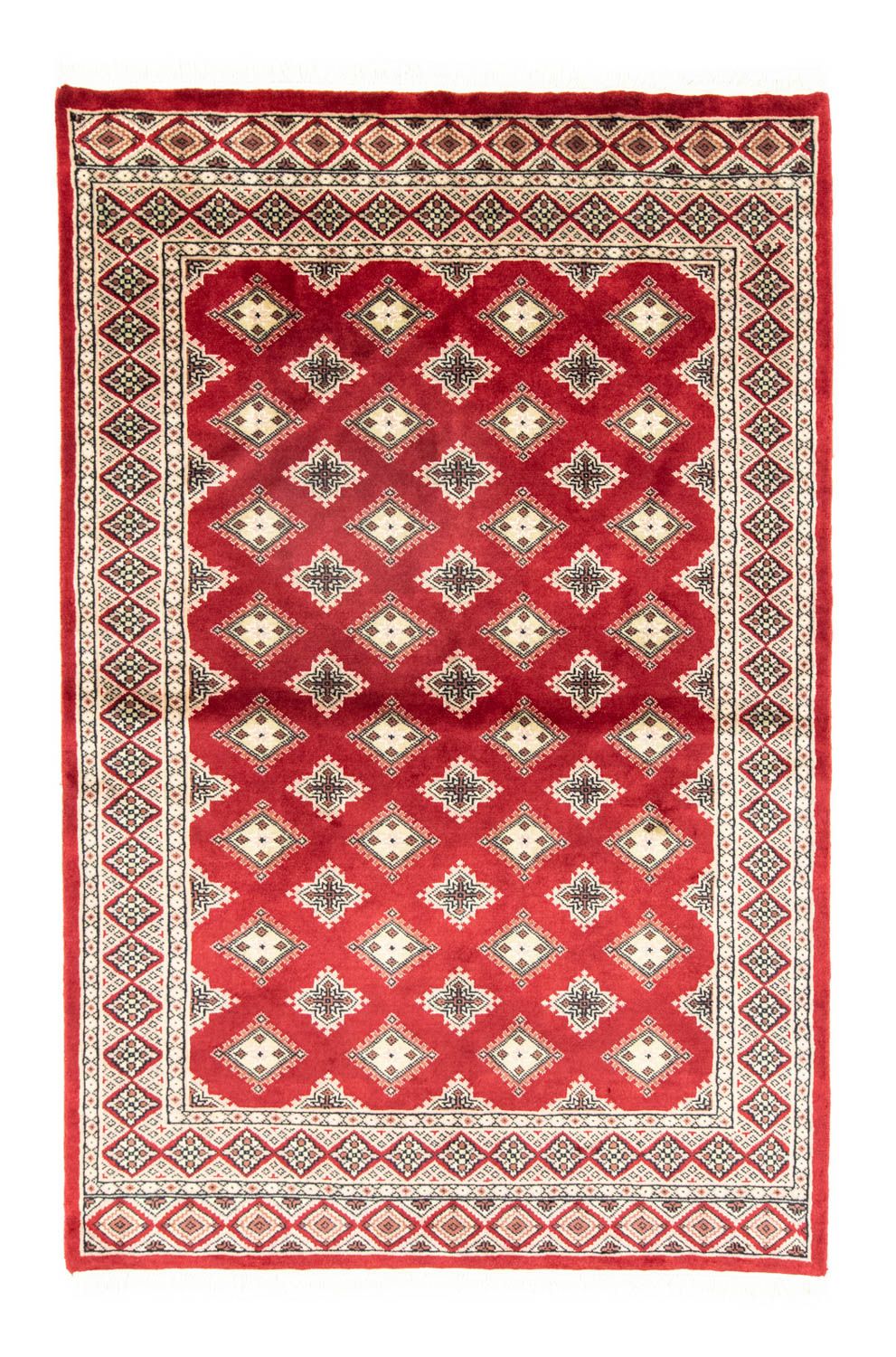 Pakistan Tæppe - 181 x 125 cm - rød