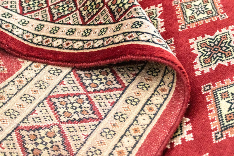 Pakistan Tæppe - 181 x 126 cm - rød