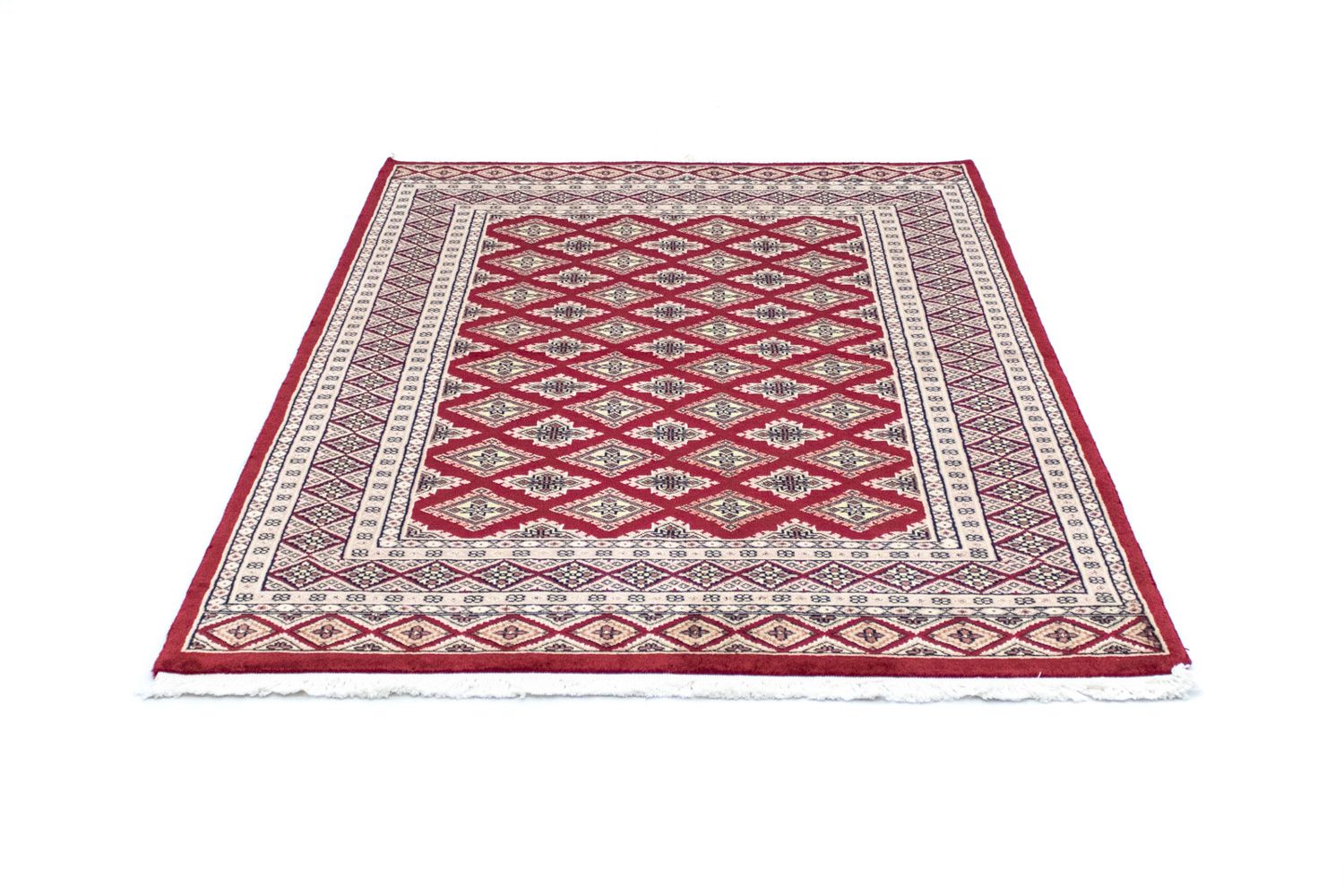Pakistan Tæppe - 181 x 126 cm - rød