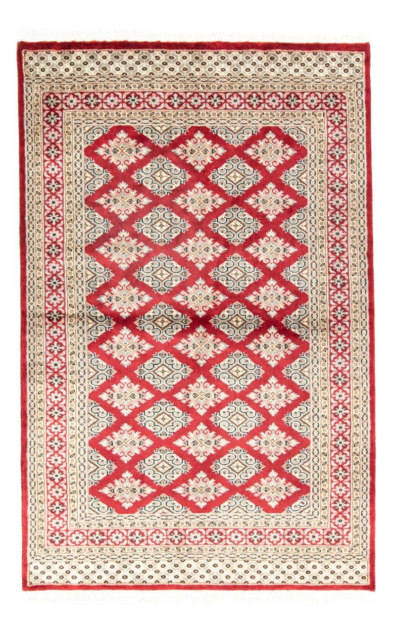 Pakistan Tæppe - 182 x 124 cm - rød