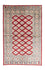 Pakistan Tæppe - 180 x 123 cm - rød
