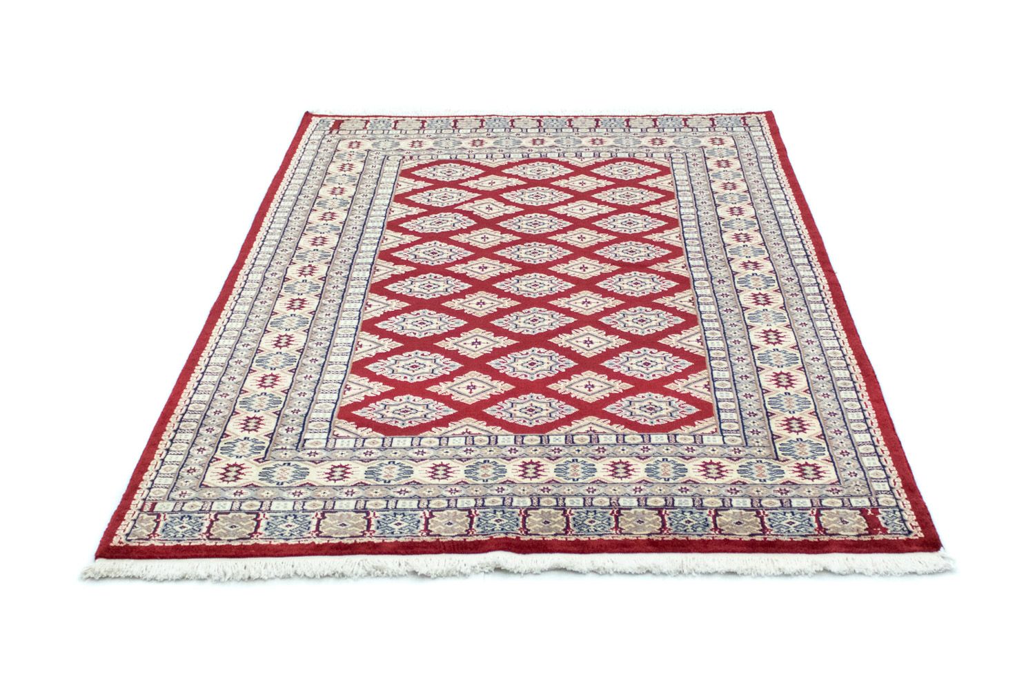 Pakistan Tæppe - 180 x 123 cm - rød