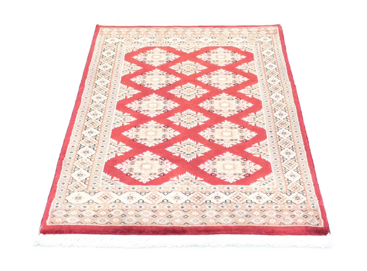 Pakistan Tæppe - 116 x 78 cm - rød