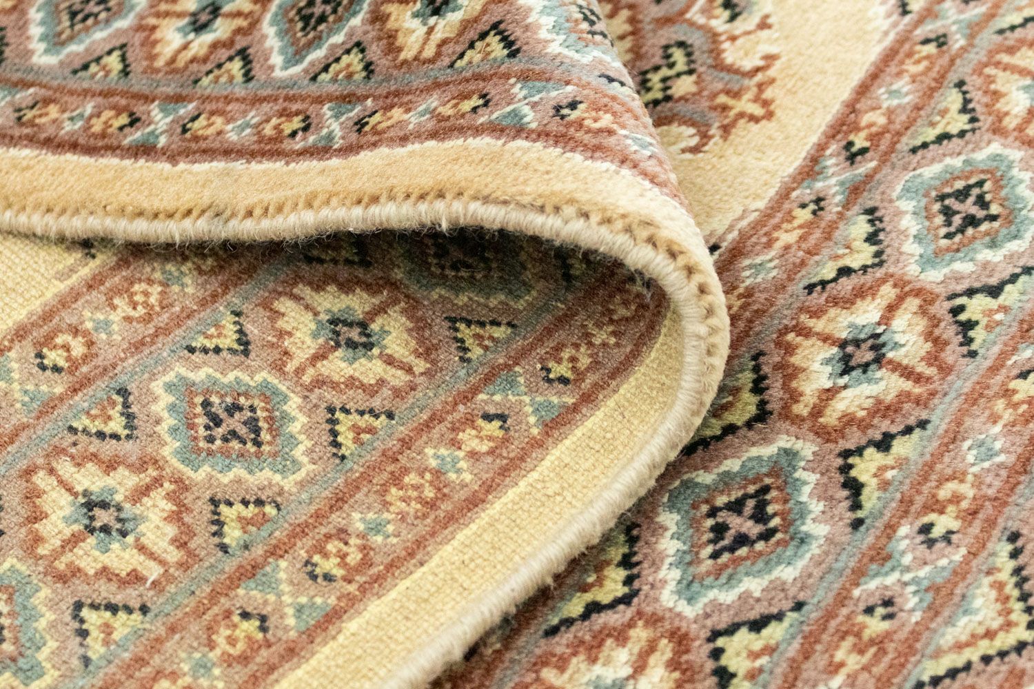 Pakistan Tæppe - 122 x 77 cm - beige