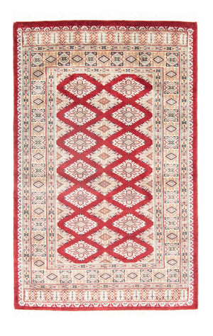 Pakistan Tæppe - 124 x 78 cm - rød