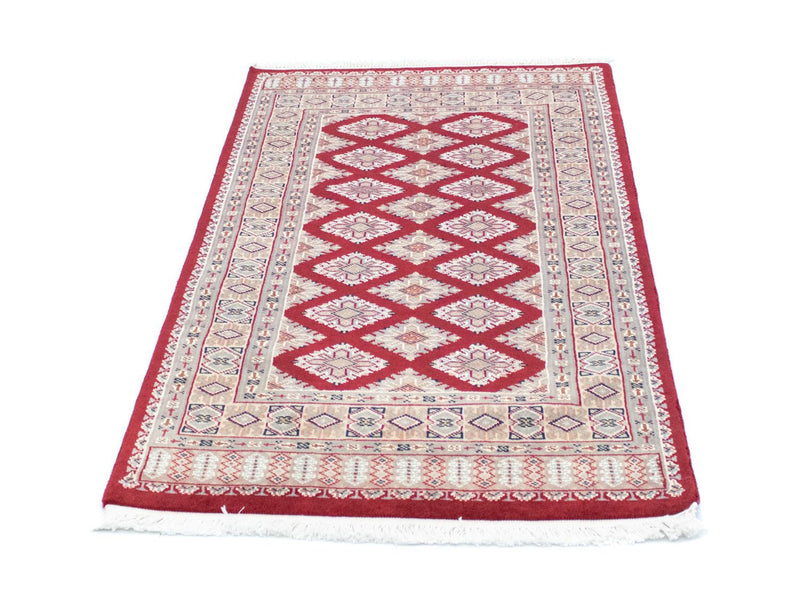 Pakistan Tæppe - 124 x 78 cm - rød