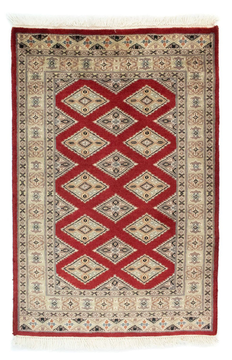 Pakistan Tæppe - 93 x 62 cm - rød