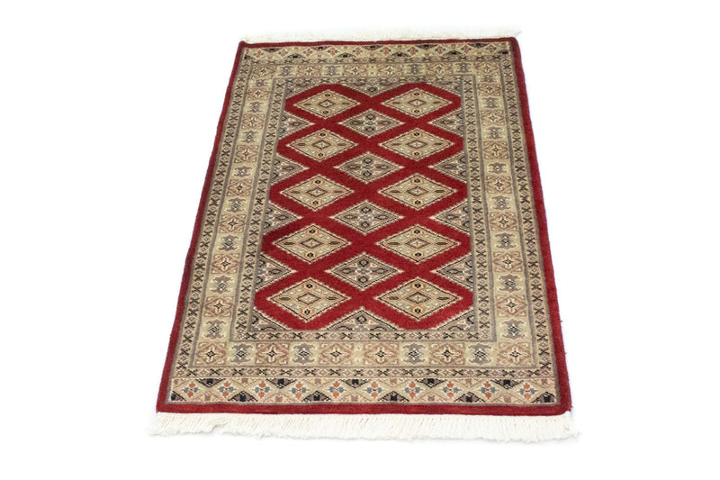 Pakistan Tæppe - 93 x 62 cm - rød