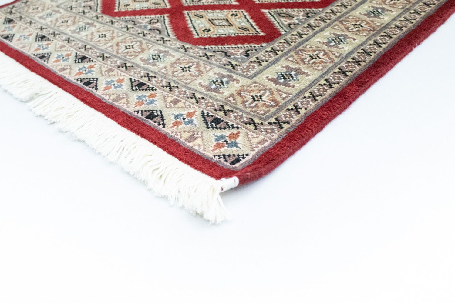 Pakistan Tæppe - 93 x 63 cm - rød