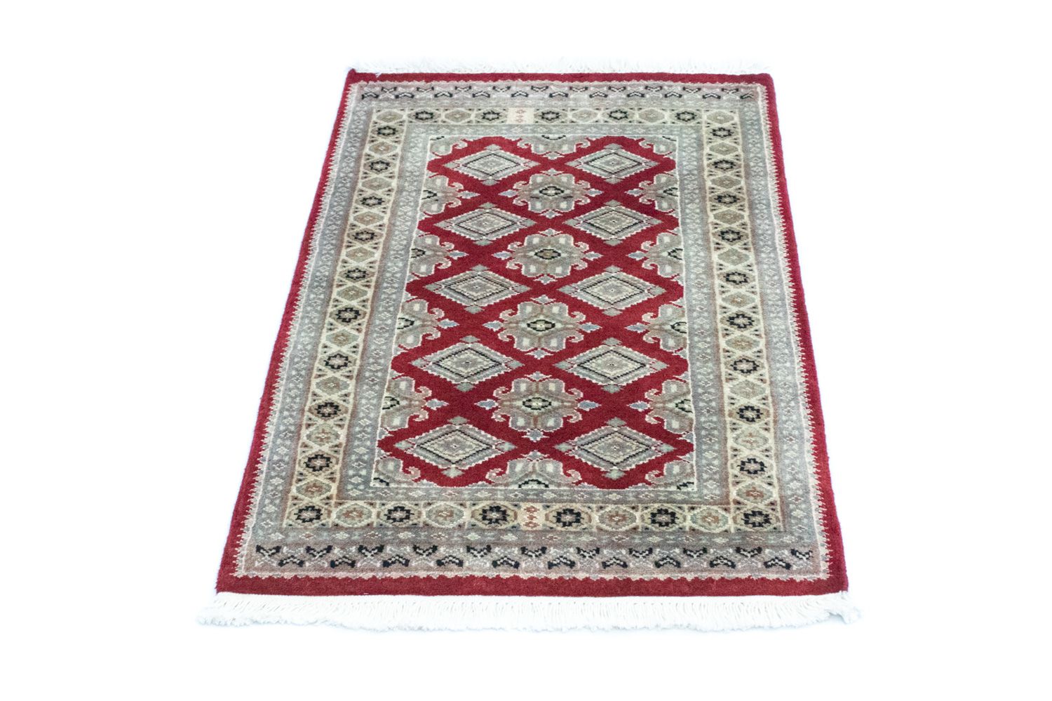 Pakistan Tæppe - 94 x 63 cm - rød