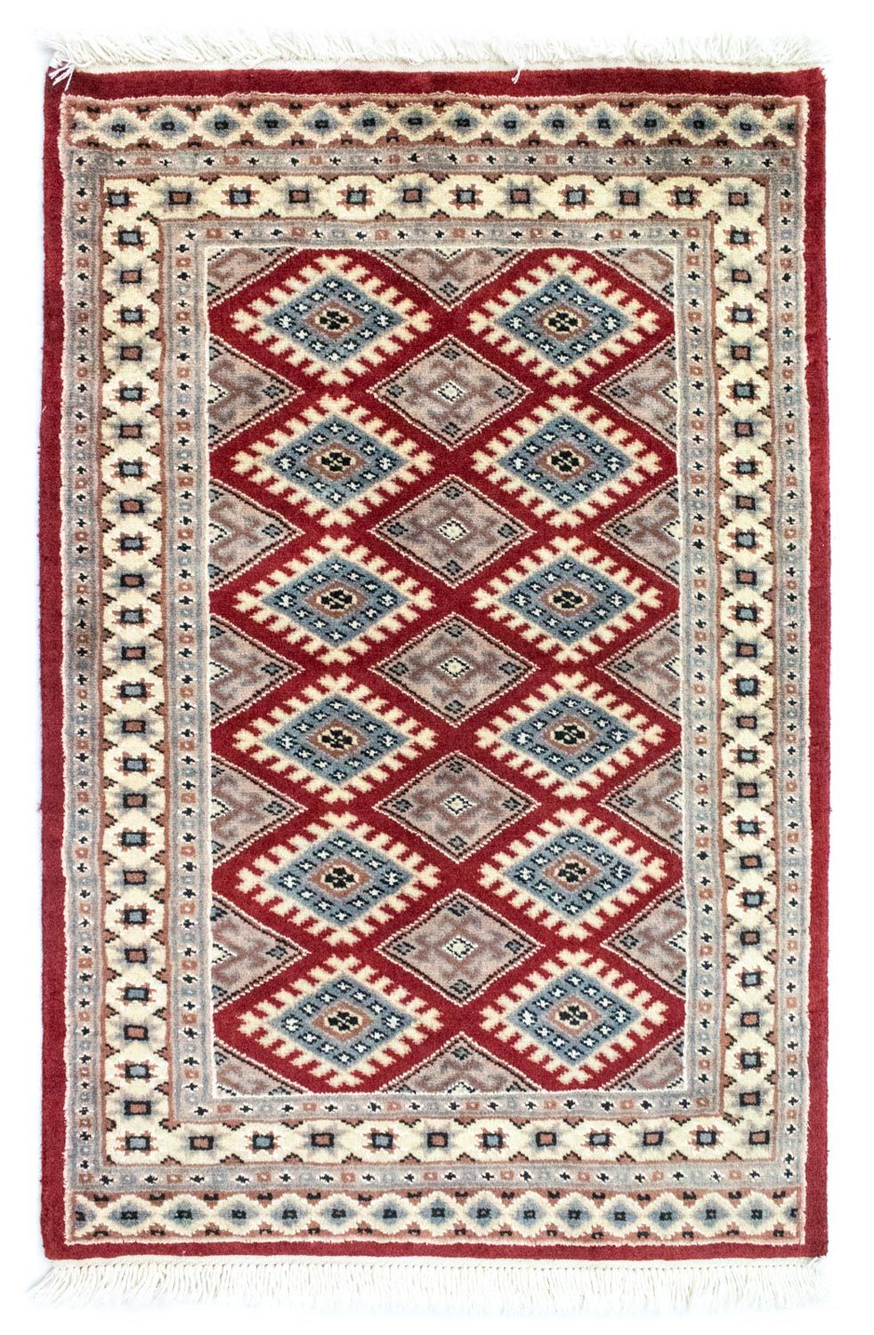 Pakistan Tæppe - 91 x 62 cm - rød