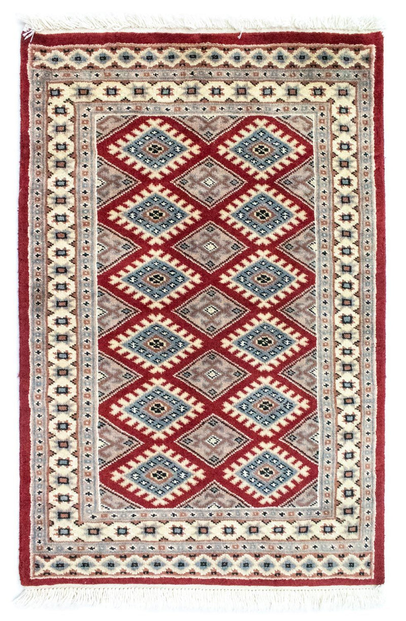 Pakistan Tæppe - 91 x 62 cm - rød