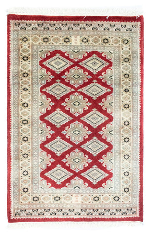Pakistan Tæppe - 96 x 63 cm - rød