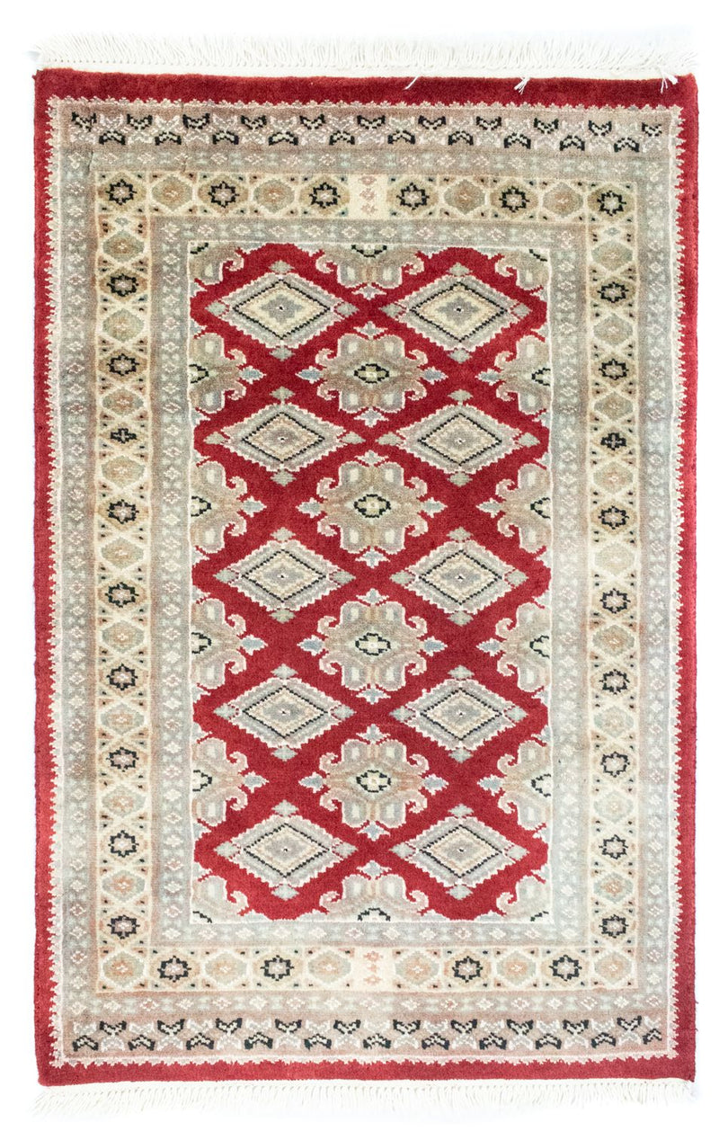 Pakistan Tæppe - 96 x 63 cm - rød