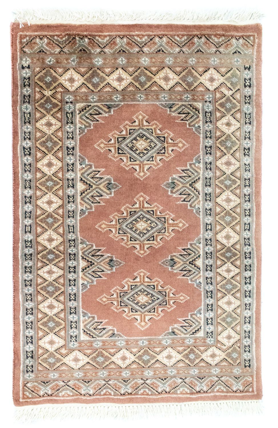 Pakistan Tæppe - 88 x 57 cm - brun