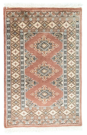 Pakistan Tæppe - 88 x 57 cm - brun