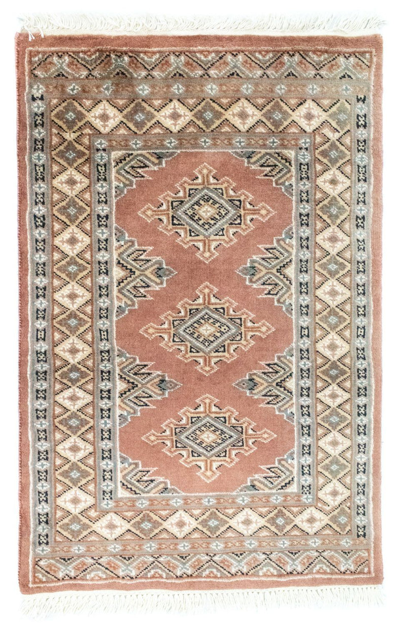 Pakistan Tæppe - 88 x 57 cm - brun
