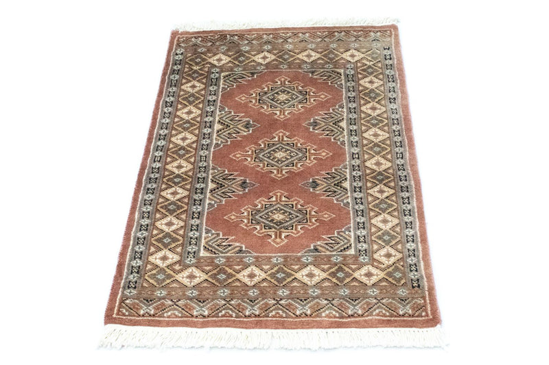 Pakistan Tæppe - 88 x 57 cm - brun