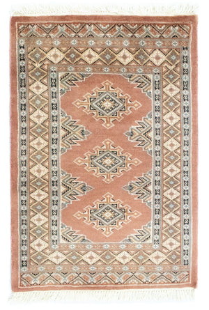 Pakistan Tæppe - 88 x 62 cm - brun