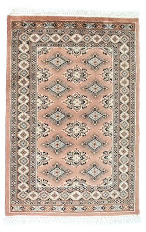 Pakistan Tæppe - 91 x 61 cm - laks