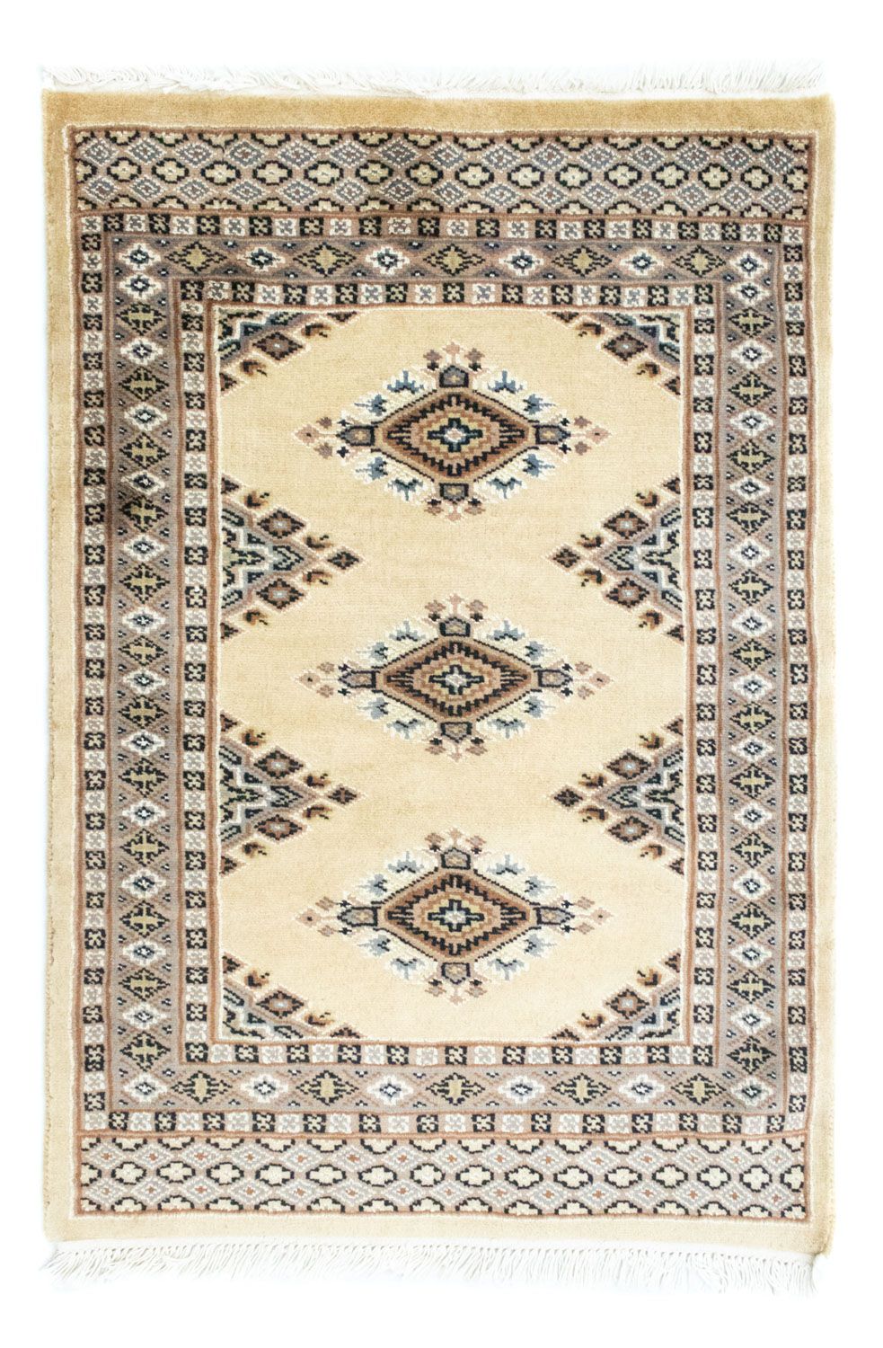 Pakistan Tæppe - 92 x 64 cm - beige