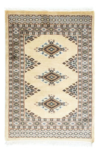 Pakistan Tæppe - 92 x 64 cm - beige