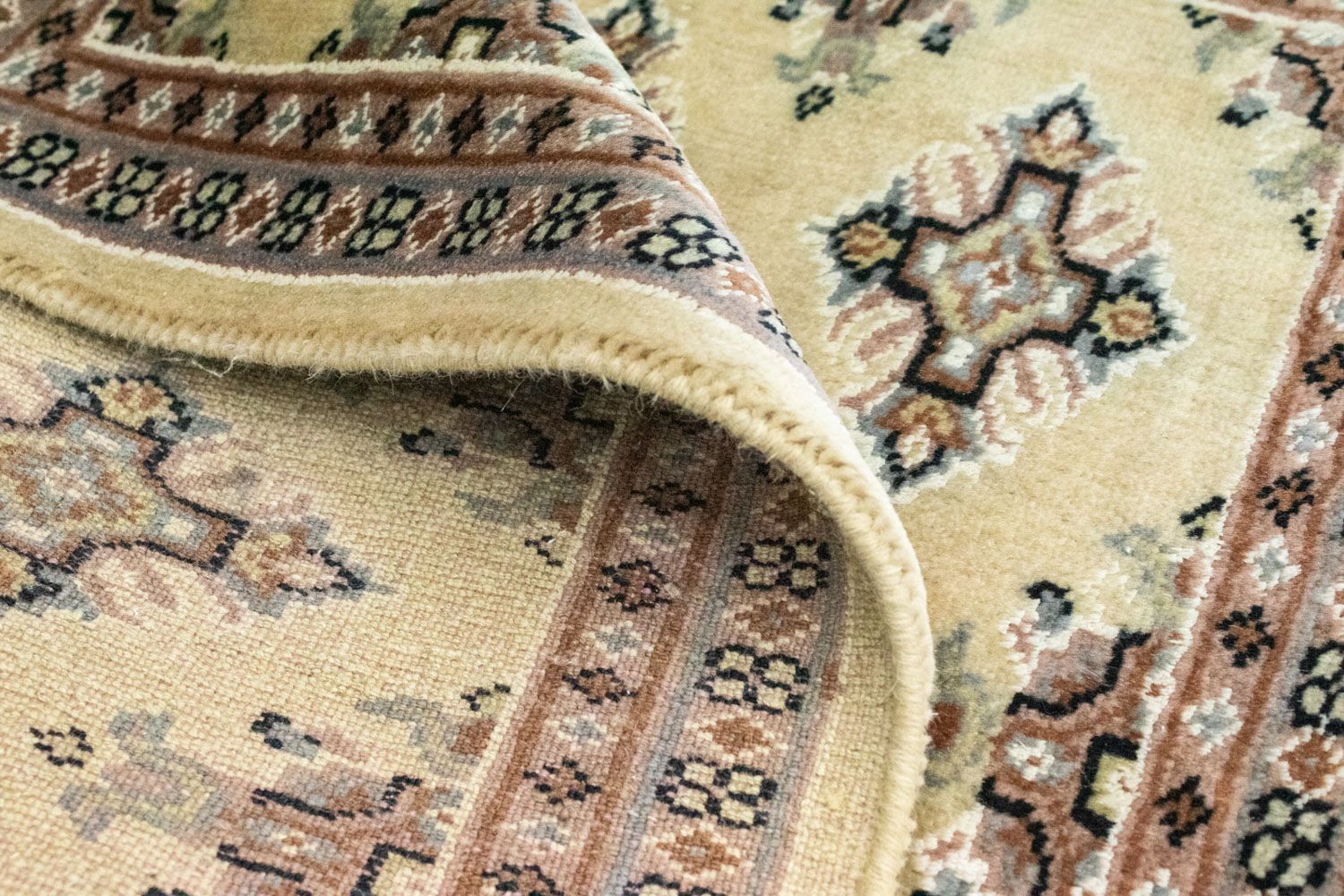 Pakistan Tæppe - 87 x 62 cm - beige
