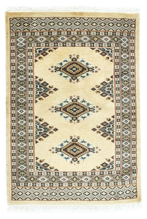 Pakistan Tæppe - 92 x 64 cm - beige