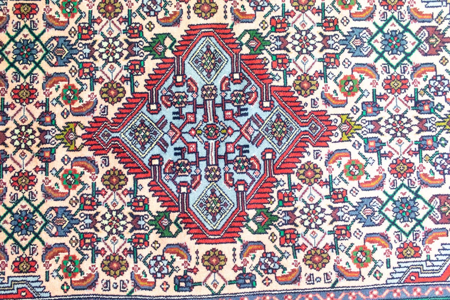Persisk tæppe - Nomadisk - 157 x 102 cm - blå