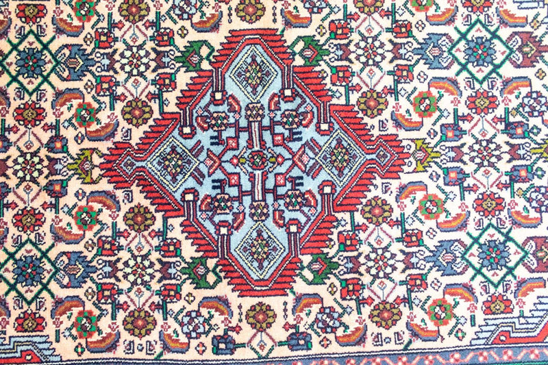 Persisk tæppe - Nomadisk - 157 x 102 cm - blå