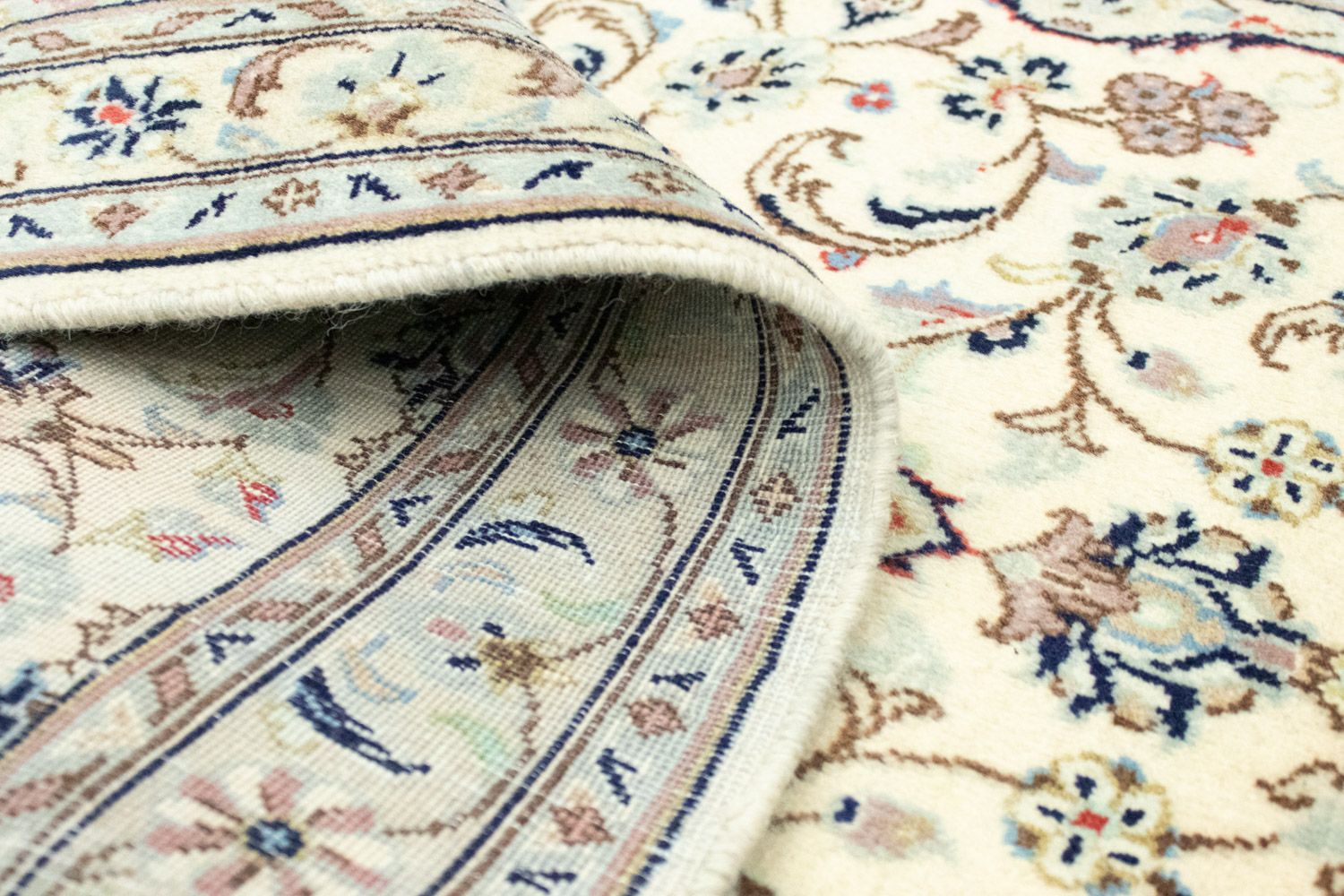 Persisk tæppe - Keshan - 152 x 98 cm - beige