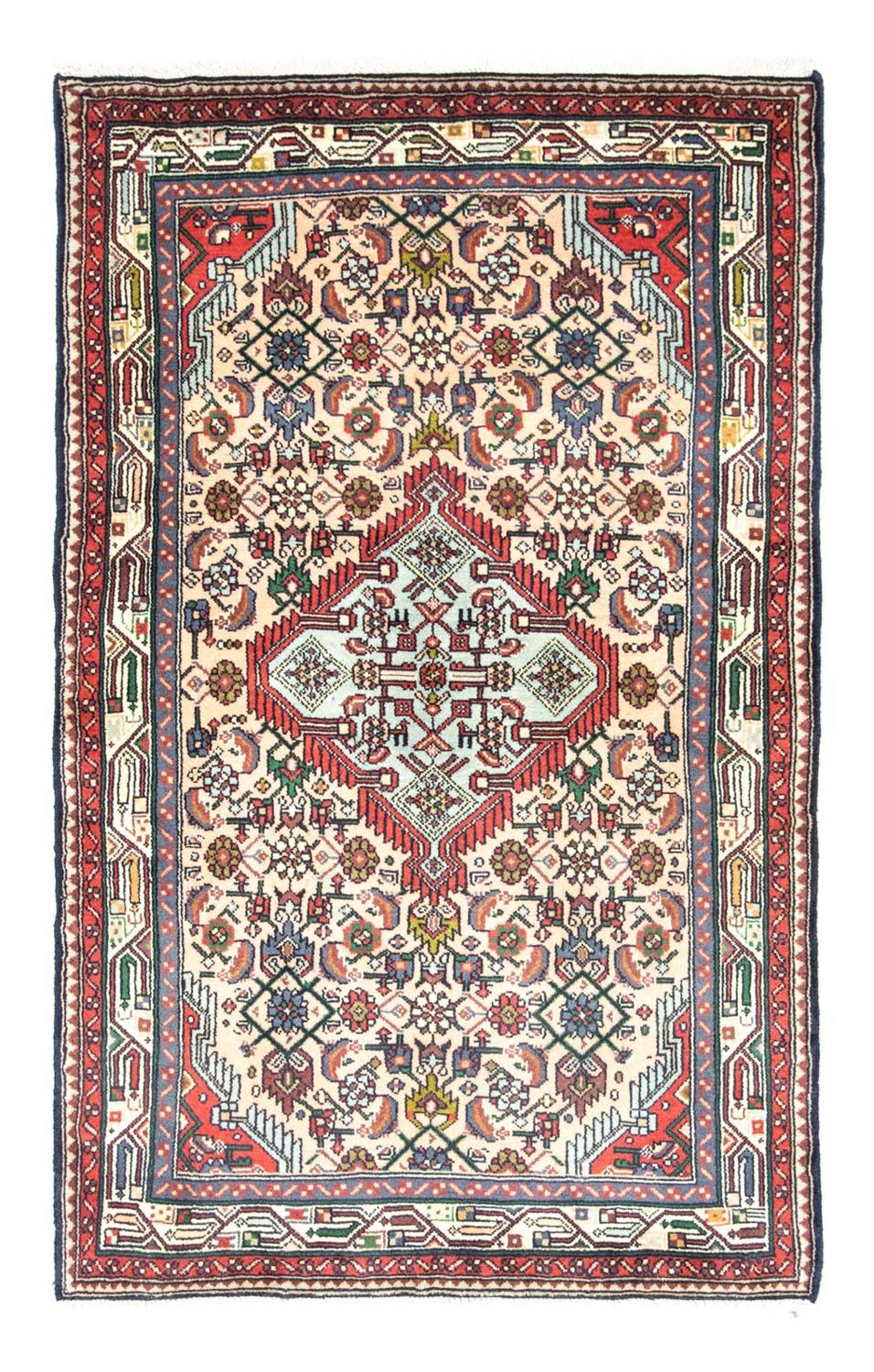 Persisk tæppe - Nomadisk - 155 x 99 cm - blå