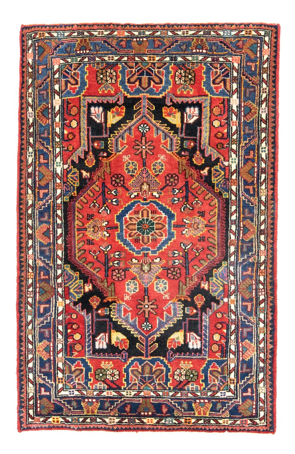 Persisk tæppe - Nomadisk - 150 x 100 cm - orange